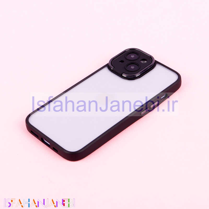 اصفهان جانبی-قاب PC آیفون iPhone 14 متال ایرون محافظ لنزدار