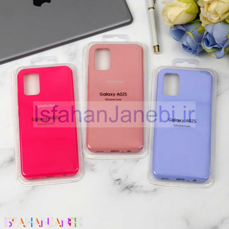 اصفهان جانبی-قاب سیلیکونی اصلی زیر بسته Samsung A02s