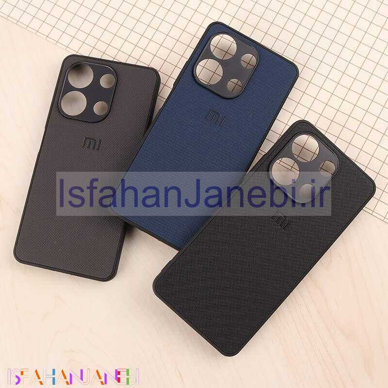 اصفهان جانبی-قاب کبریتی PC شیائومی Redmi Note 13 4G کربنی محافظ لنزدار