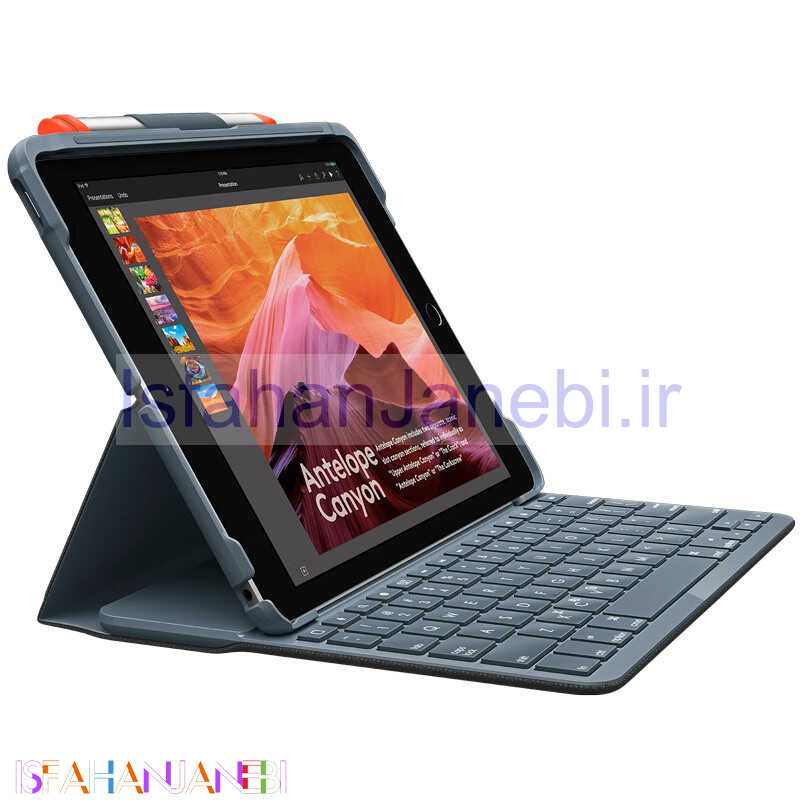 اصفهان جانبی-کیبورد بی سیم آیپد لاجیتک Slim Folio