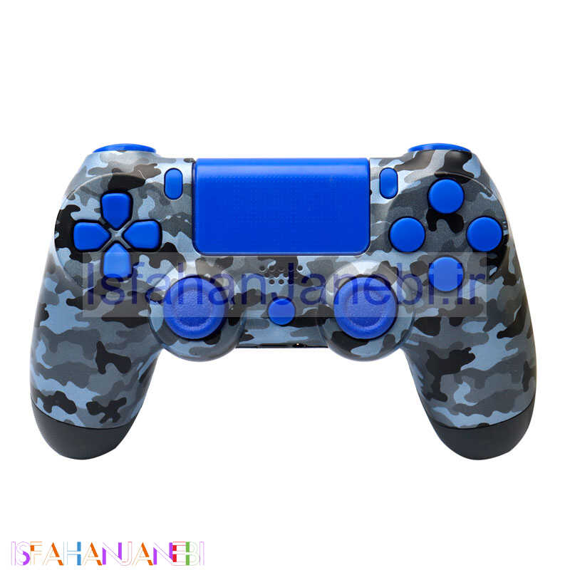 اصفهان جانبی-دسته بازی بی سیم SONY PlayStation 4 DualShock 4 High Copy طرح ارتشی طوسی کد 1