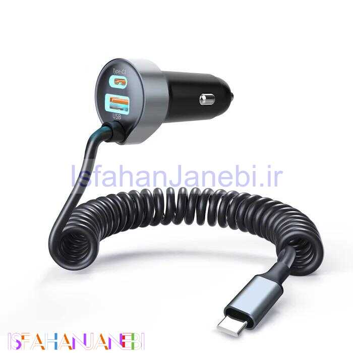 اصفهان جانبی-شارژر فندکی فست شارژ ProOne PCG27 3A PD 35W