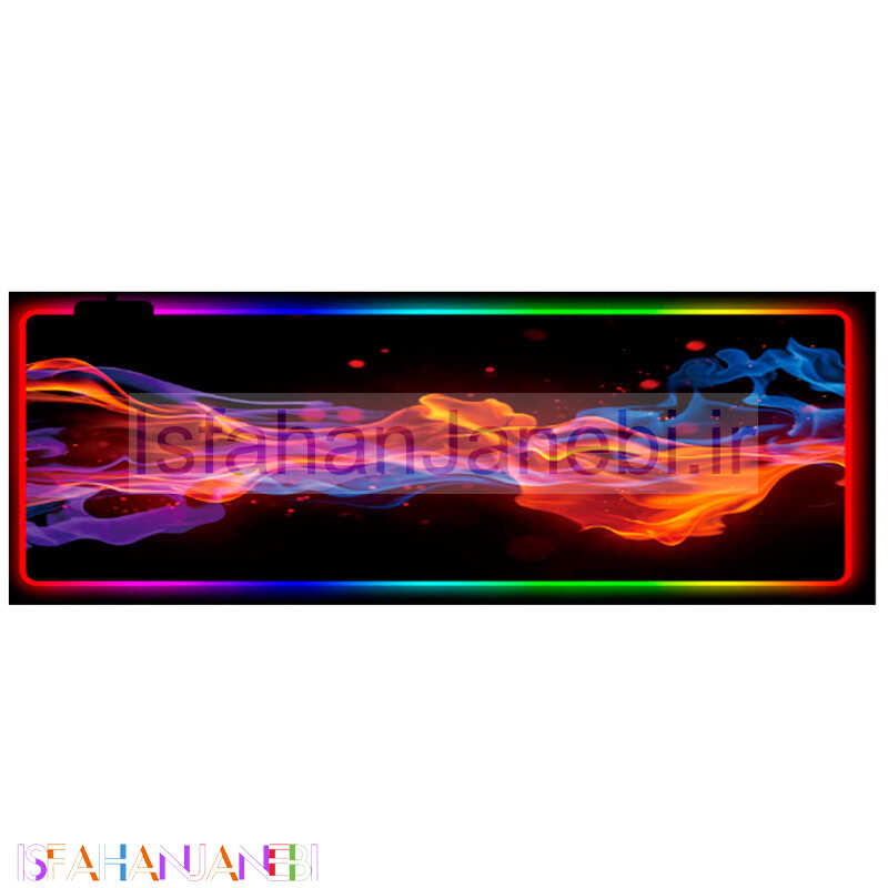 اصفهان جانبی-پد موس گیمینگ Razer 90*40cm طرح آتشین