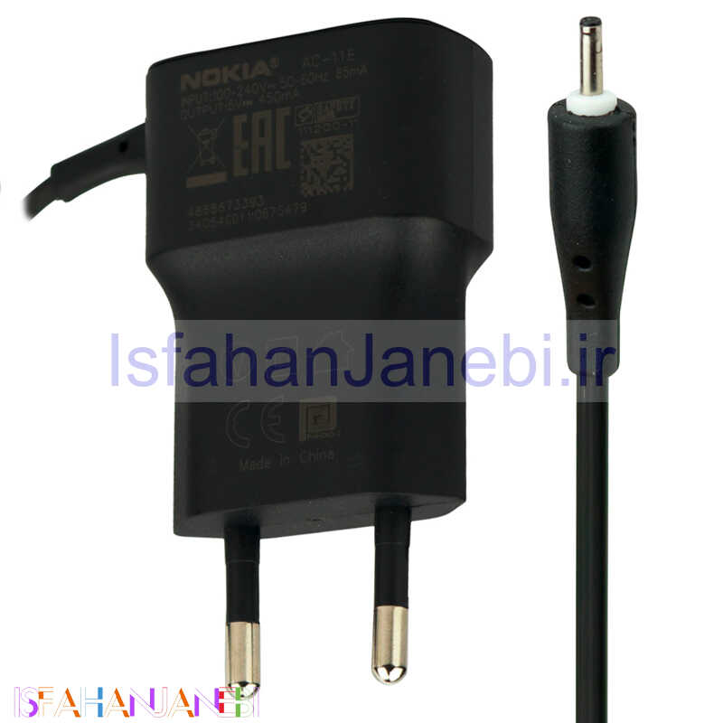 اصفهان جانبی-شارژر سوزنی اورجینال Nokia N8 شرینک