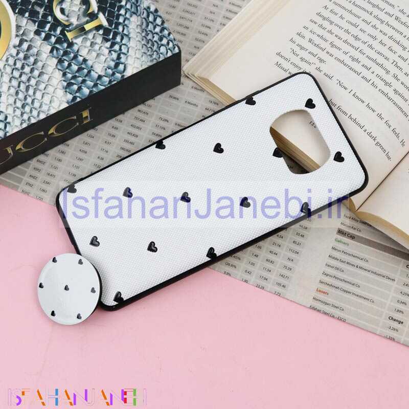 اصفهان جانبی-قاب فانتزی برجسته + پاپ سوکت طرح قلب Xiaomi Poco X3 سری F