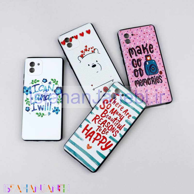 اصفهان جانبی-قاب دور ژله ای طرحدار دخترانه محافظ لنزدار ایرانی Samsung Galaxy A03