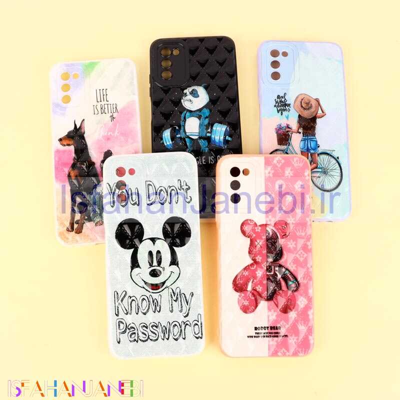 اصفهان جانبی-قاب طرحدار فانتزی پافر محافظ لنزدار Samsung Galaxy A02s / A03s