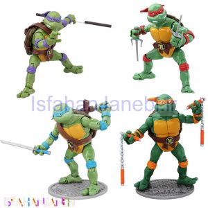 اصفهان جانبی-اکشن فیگور طرح لاکپشت های نینجا بسته 4 عددی