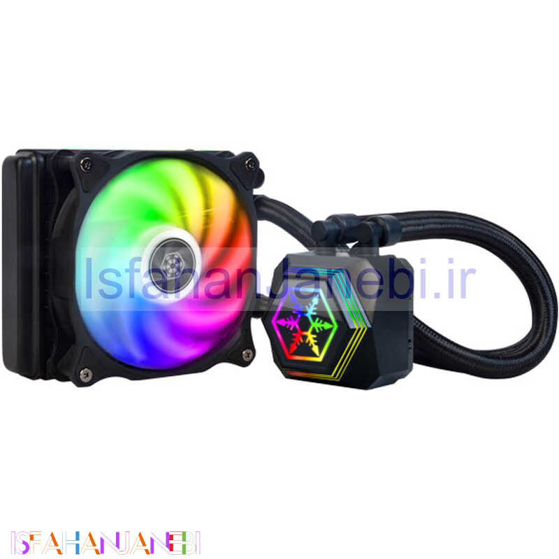 اصفهان جانبی-فن خنک کننده CPU سیلوراستون SilverStone SST-PF120-ARGB