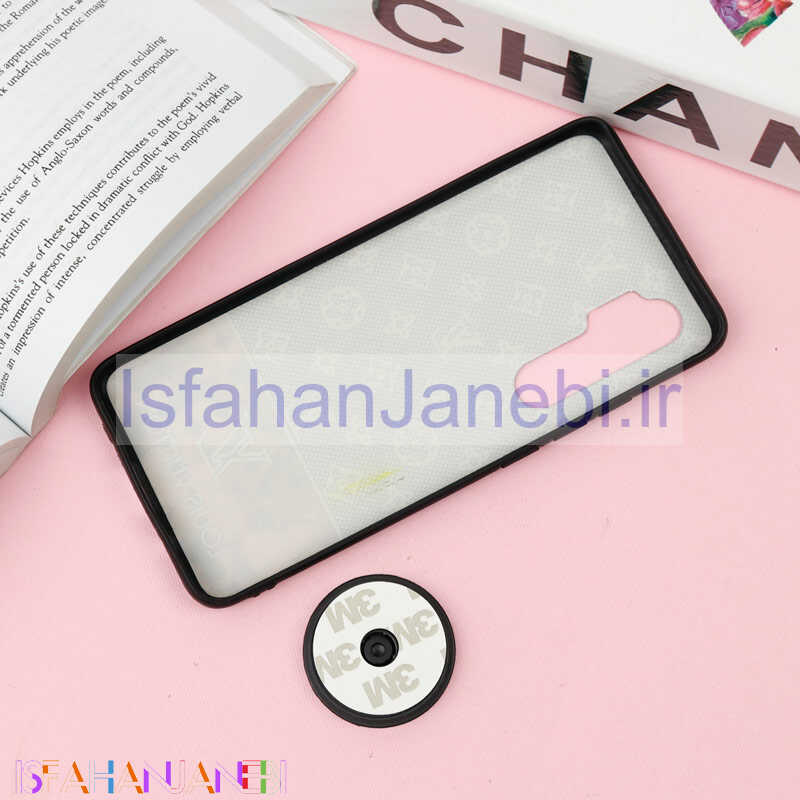 اصفهان جانبی-قاب فانتزی برجسته + پاپ سوکت طرح LV شیائومی Mi Note 10 Lite سری F