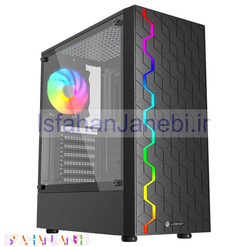 اصفهان جانبی-کیس کامپیوتر لاجی کی LogiKey C231B RGB
