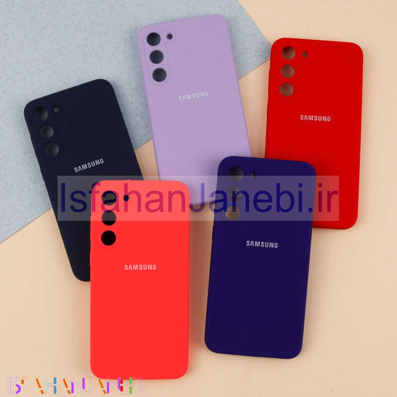 اصفهان جانبی-قاب سیلیکونی اصلی زیربسته سامسونگ Galaxy S23 Plus محافظ لنزدار
