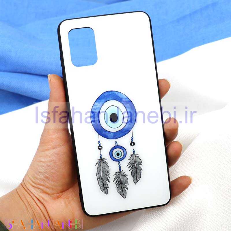 اصفهان جانبی-قاب پشت گلسی طرح چشم و نظر Samsung A71