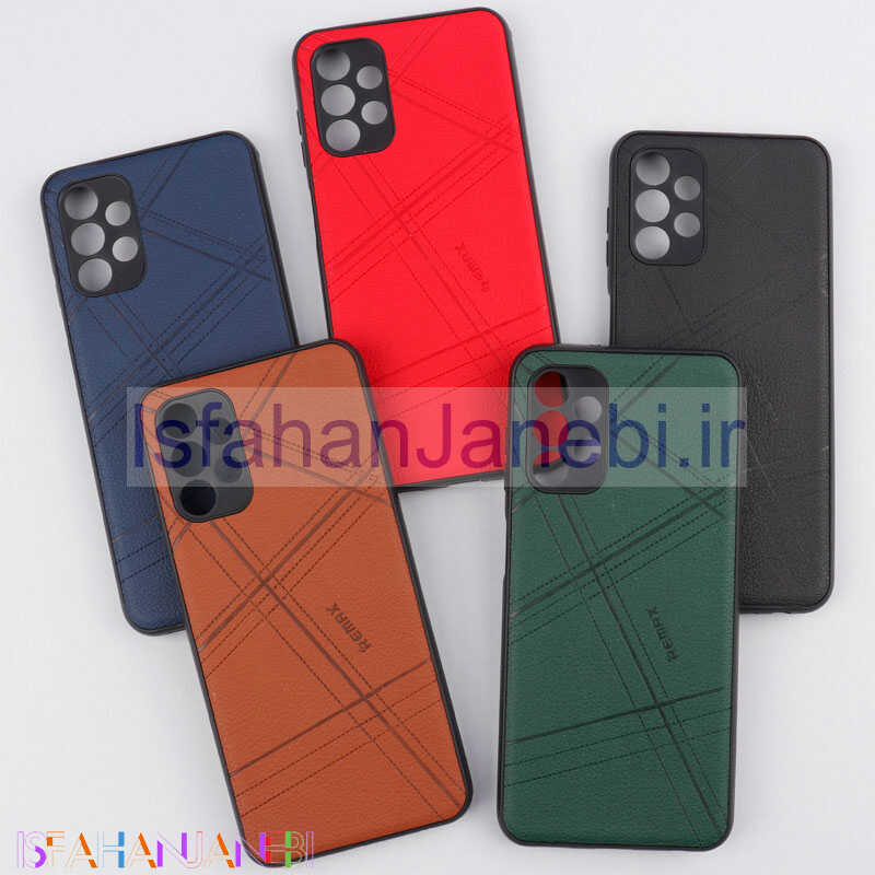 اصفهان جانبی-قاب چرمی Remax سامسونگ Galaxy A13 4G محافظ لنزدار