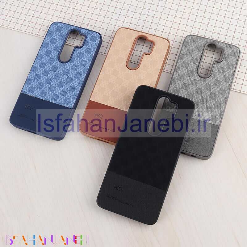 اصفهان جانبی-قاب چرمی HDCI شیائومی Redmi Note 8 Pro دو تکه طرح دار
