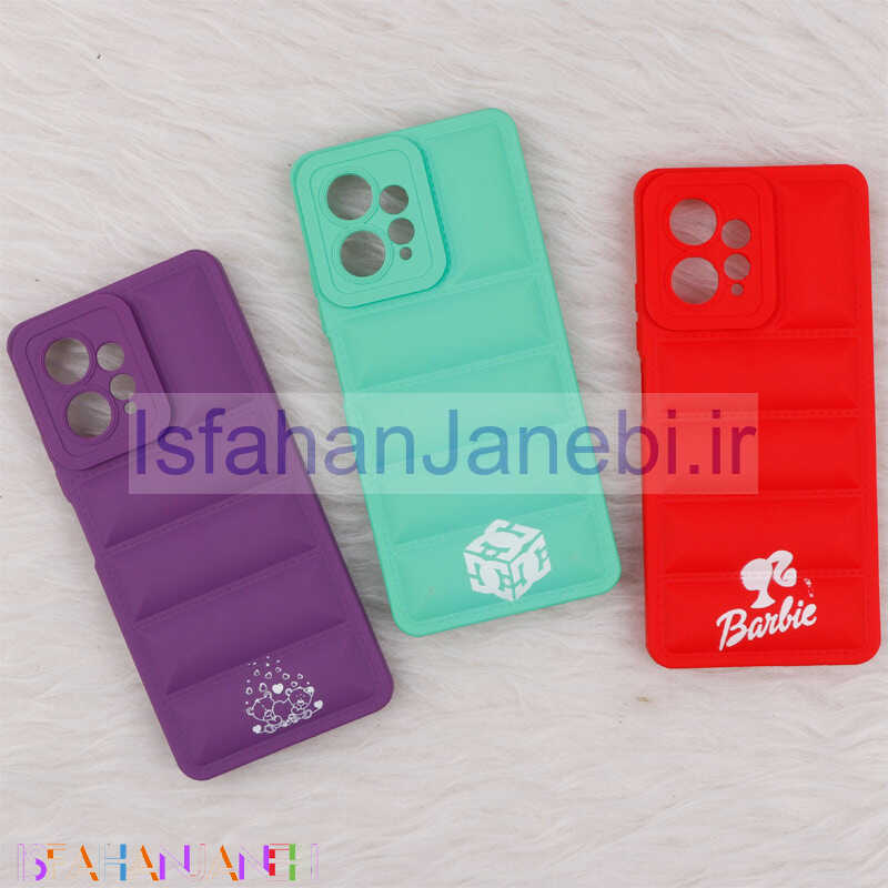 اصفهان جانبی-قاب پافر پشت مات محافظ لنزدار Xiaomi Redmi Note 12 4G