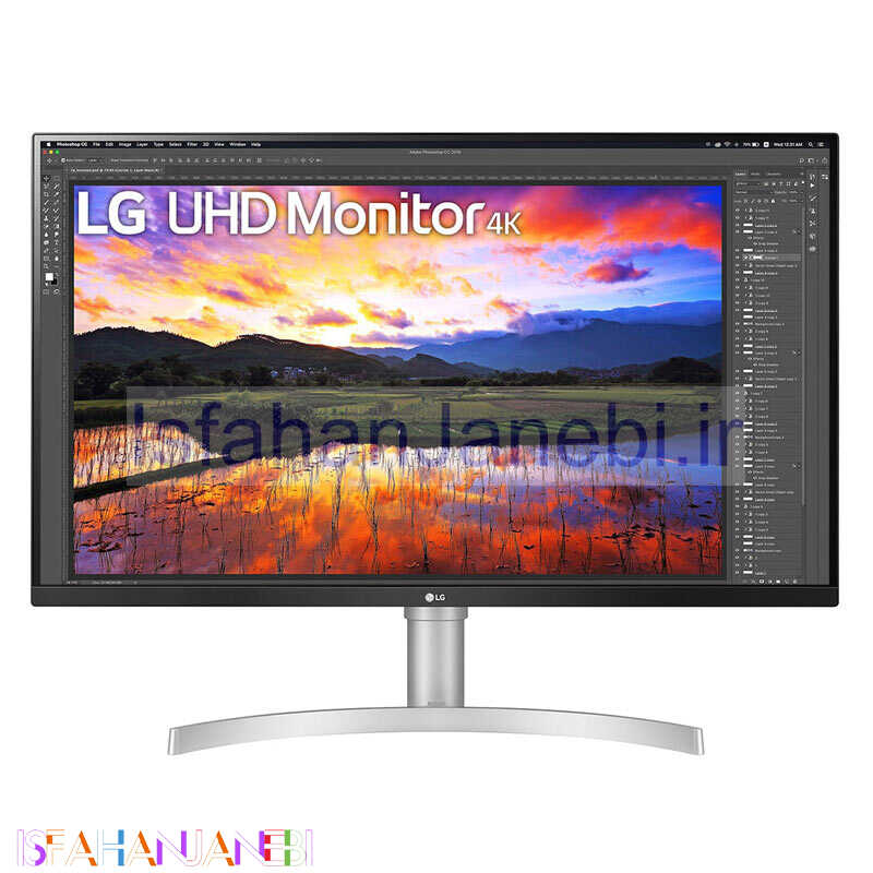 اصفهان جانبی-مانیتور ال جی UltraFine 32UN650-W سایز 31.5 اینچ