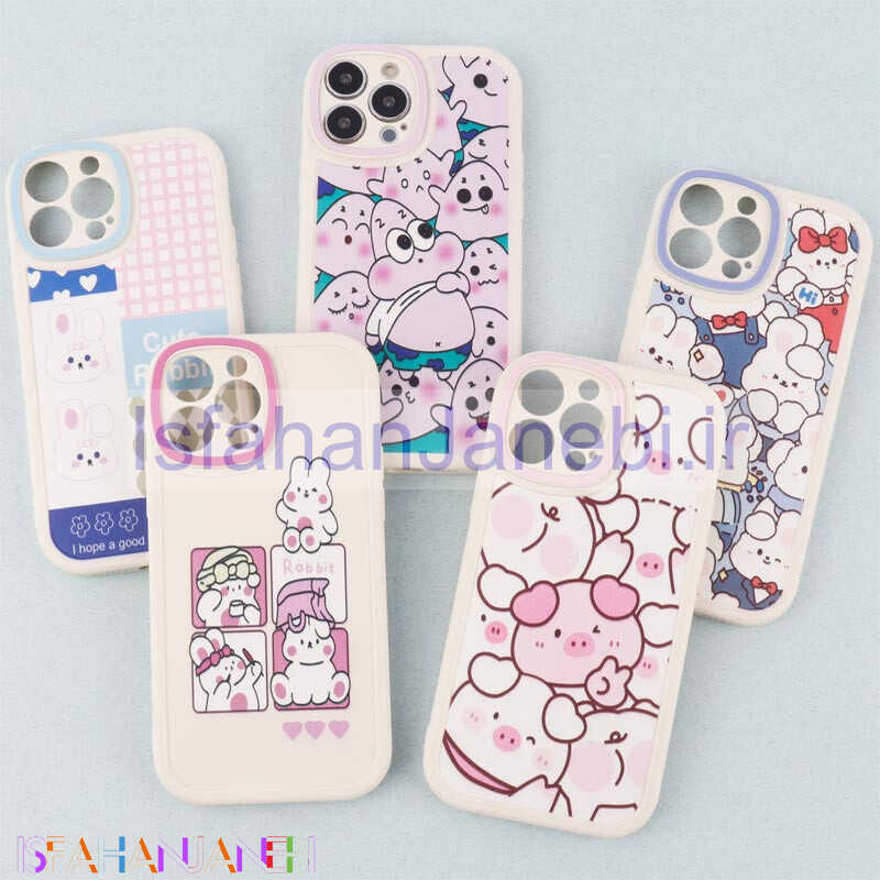 اصفهان جانبی-قاب طرح کارتونی محافظ لنزدار iPhone 13 Pro Max