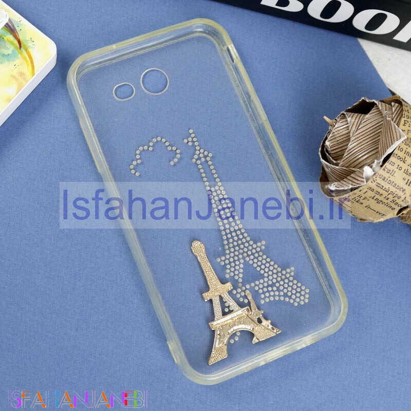 اصفهان جانبی-قاب ژله ای نگینی Younicou Samsung Galaxy J3 Prime ایفل