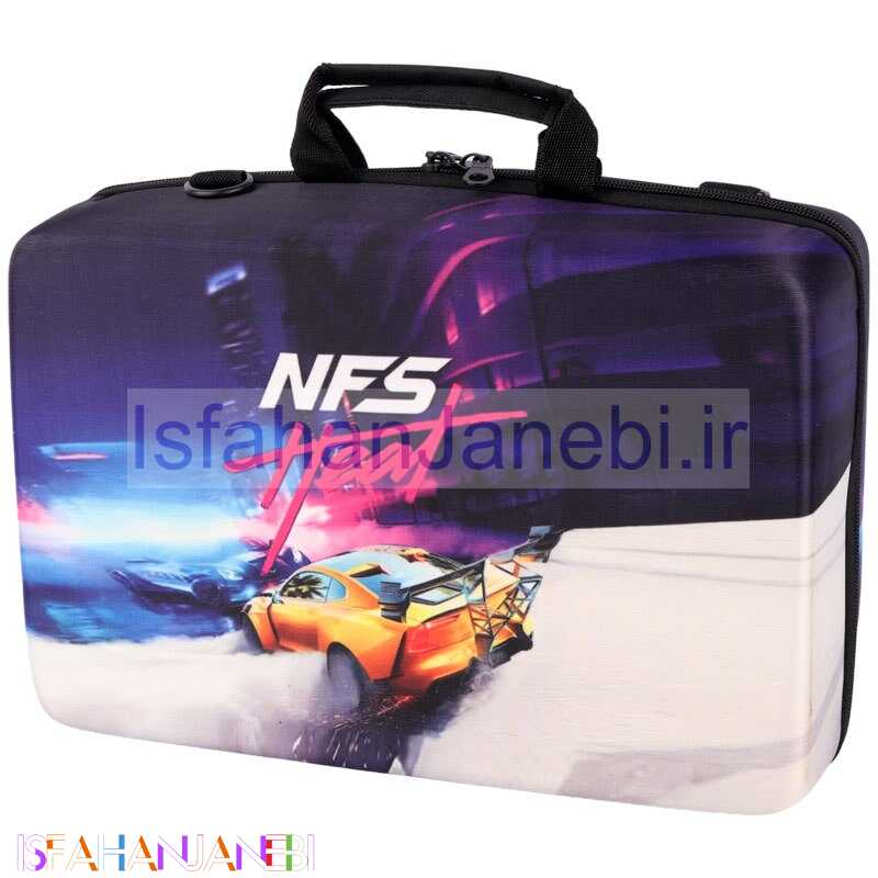 اصفهان جانبی-کیف کنسول بازی PS5 Slim طرح Need for Speed Heat
