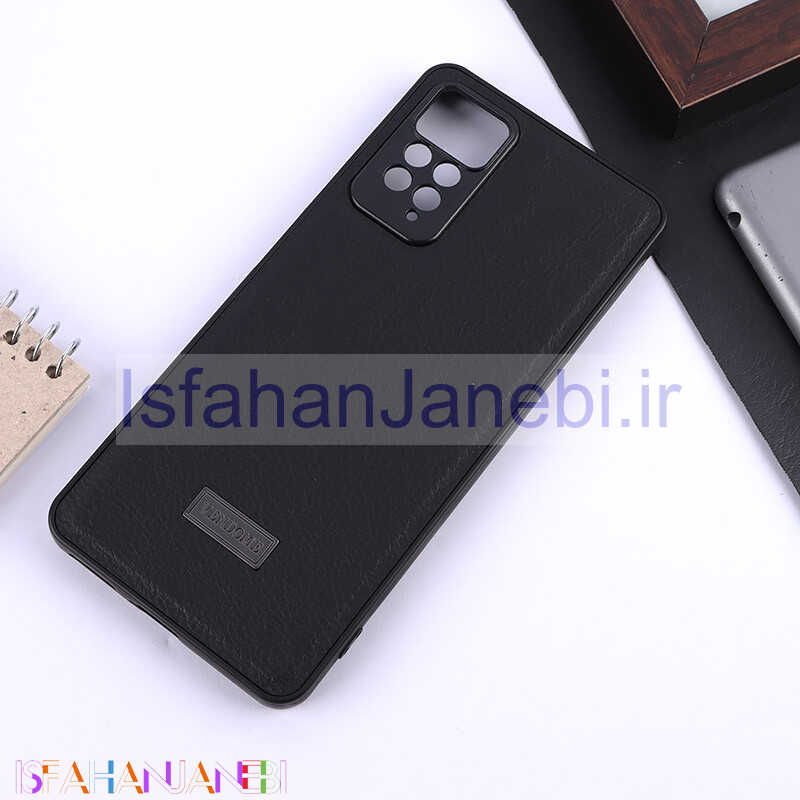 اصفهان جانبی-قاب چرمی Vendome شیائومی Redmi Note 11 Pro / Note 11 Pro Plus 5G (India) محافظ لنزدار