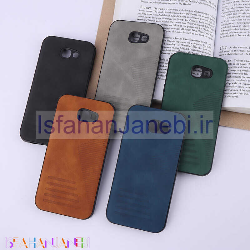 اصفهان جانبی-قاب چرمی Pro Camera سامسونگ Galaxy A7 2017 محافظ لنزدار