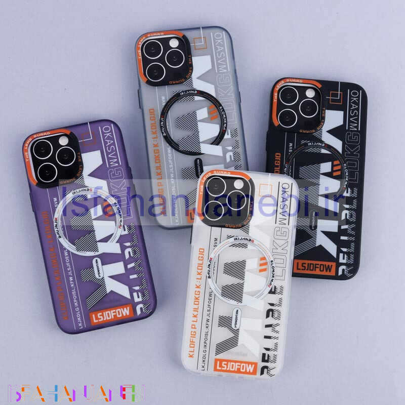 اصفهان جانبی-قاب ضد ضربه پشت مات اورجینال MKUIONGH مگ سیف MWK طرح دار iPhone 13 Pro Max