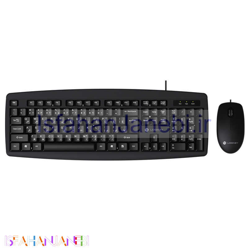 اصفهان جانبی-کیبورد و موس لاجی کی KM113B