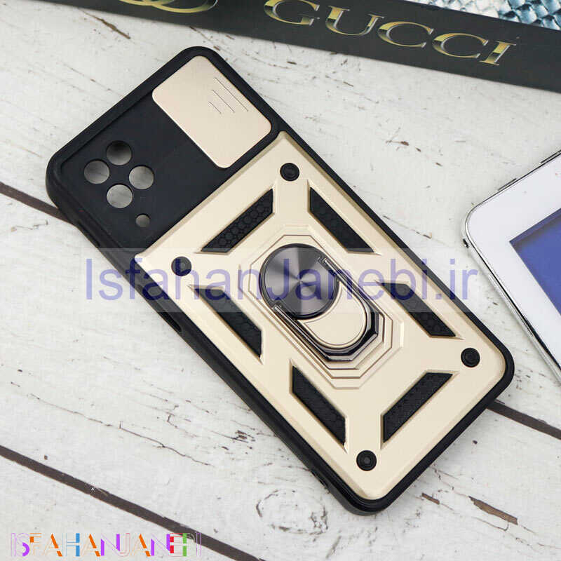 اصفهان جانبی-قاب ضد ضربه محافظ لنزدار کشویی هولدر دار بتمن Samsung A12