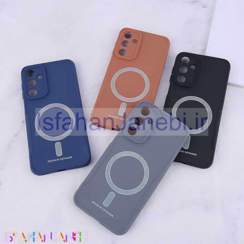 اصفهان جانبی-قاب ژله ای Design By Defender سامسونگ Galaxy A16 4G / A16 5G طرح مگ سیف محافظ لنزدار