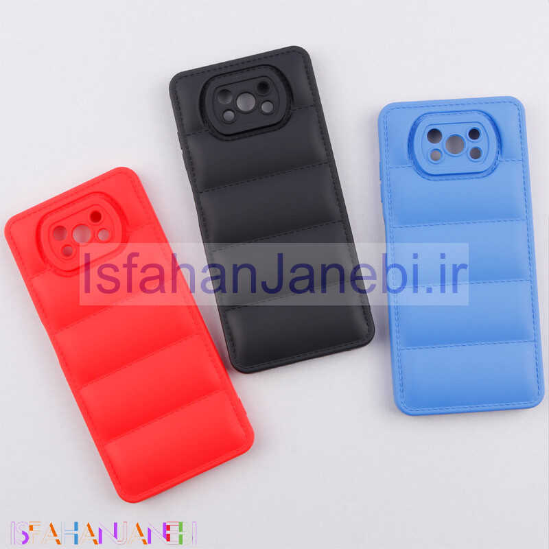 اصفهان جانبی-قاب پافر ژله ای شیائومی Poco X3 / X3 Pro محافظ لنزدار