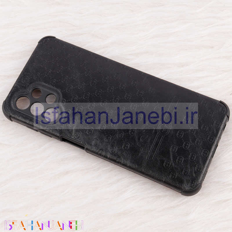 اصفهان جانبی-قاب چرمی Epimax طرح Gucci محافظ لنزدار Samsung Galaxy A32 5G