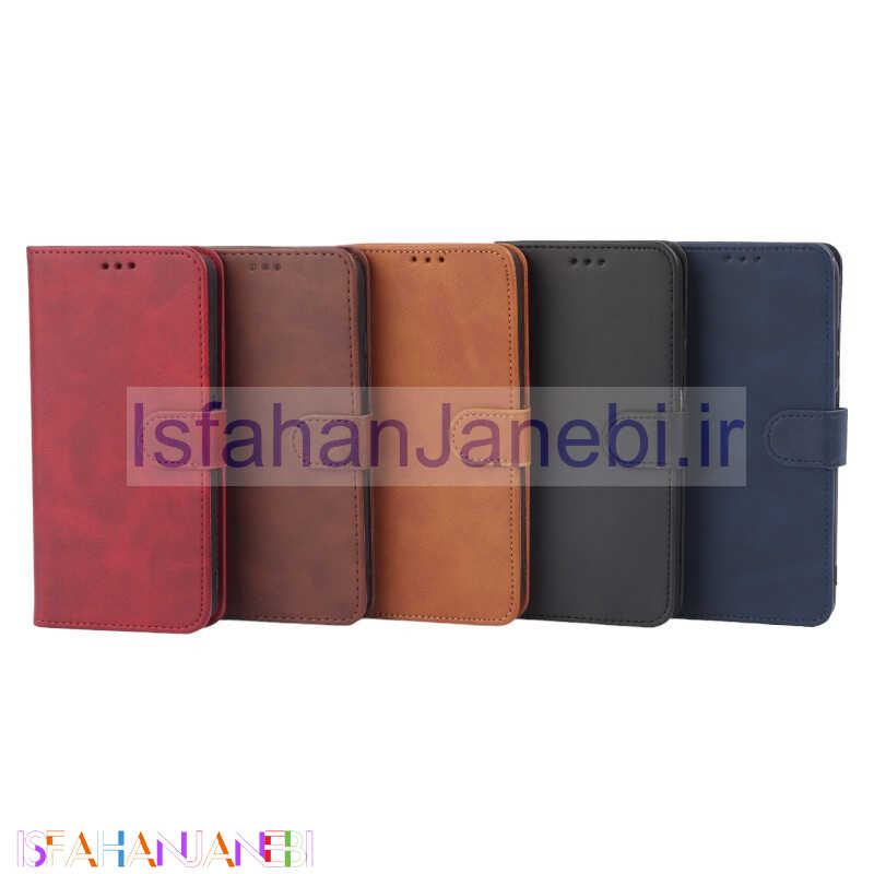 اصفهان جانبی-کیف چرمی مگنتی محافظ لنزدار Xiaomi Redmi Note 11 / 11S