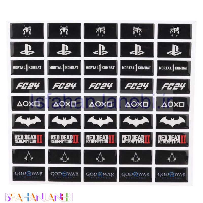 اصفهان جانبی-برچسب تاچ پد دسته بازی PS4 بسته 45 عددی