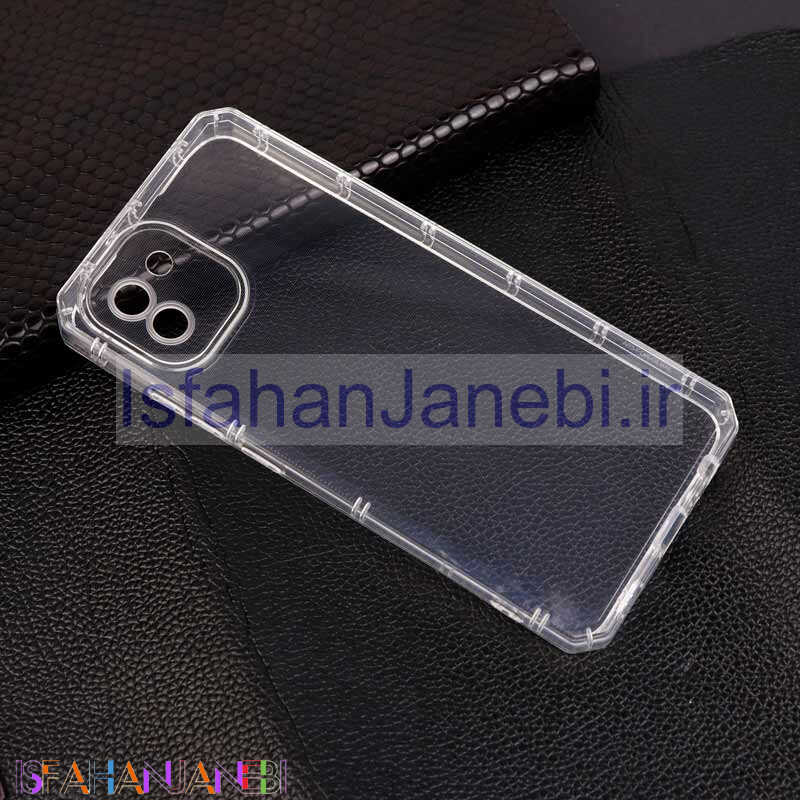 اصفهان جانبی-قاب ژله ای ضربه گیر بی رنگ محافظ لنزدار Samsung Galaxy A03