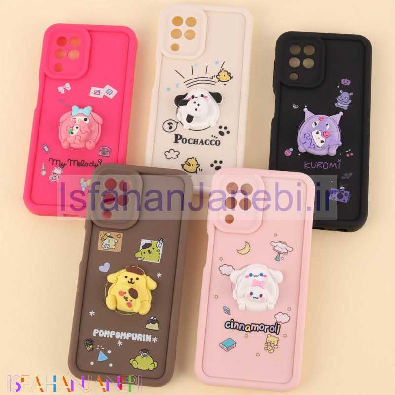 اصفهان جانبی-قاب سولید سامسونگ Galaxy A22 4G / M22 / M32 4G اسپینردار محافظ لنزدار