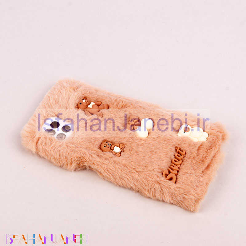 اصفهان جانبی-قاب فانتزی عروسکی پشمالو محافظ لنزدار Samsung Galaxy A12