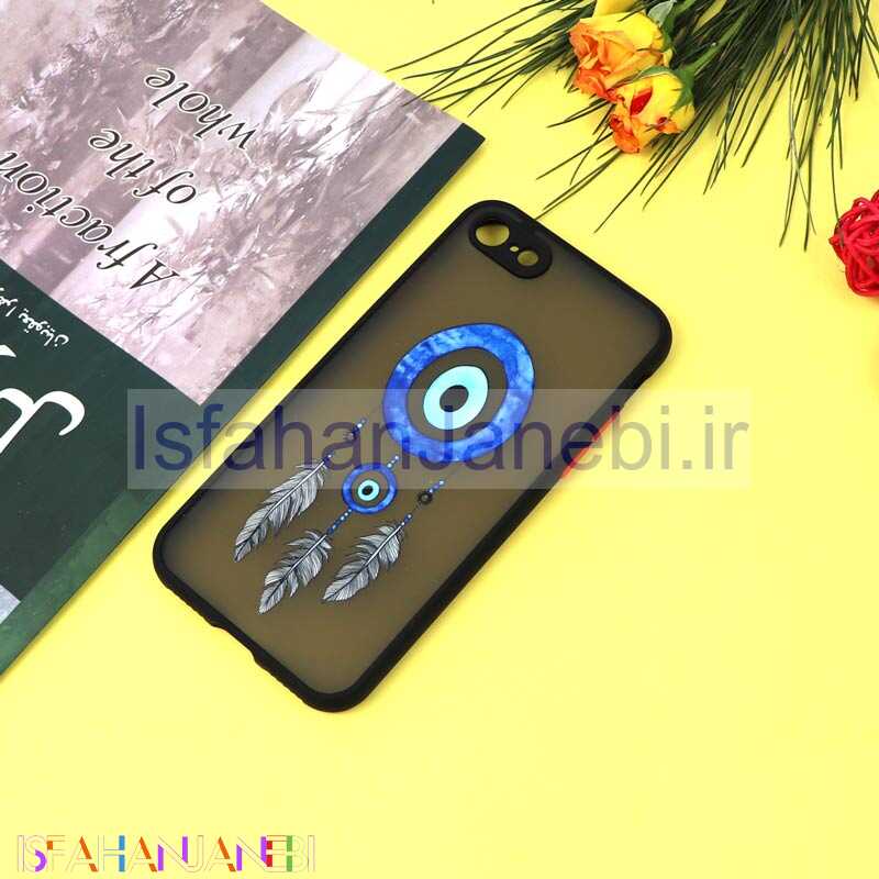 اصفهان جانبی-قاب PC مات محافظ لنزدار طرحدار دیریم کچر آیفون iPhone 7/8