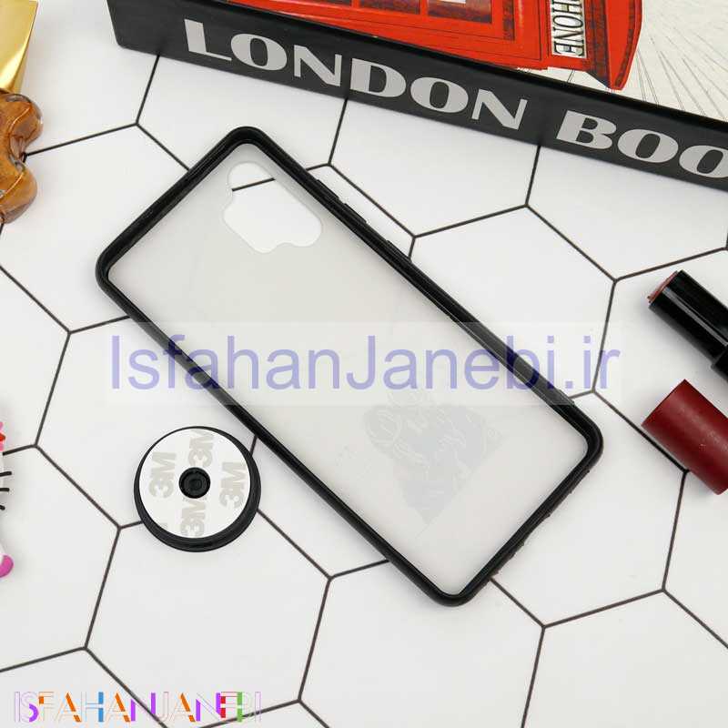 اصفهان جانبی-قاب فانتزی برجسته + پاپ سوکت طرح Friends سامسونگ A32 4G سری D