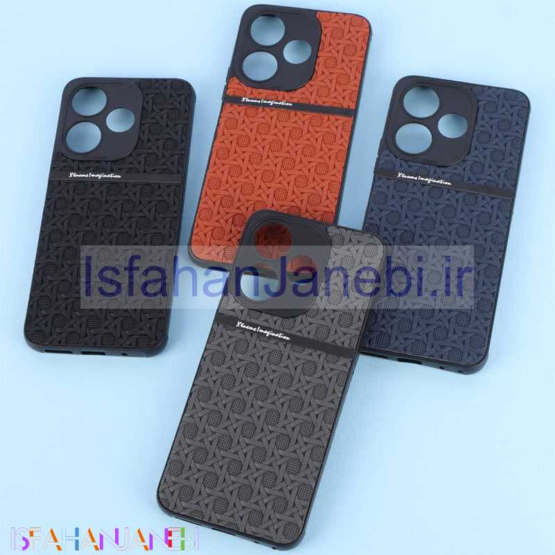 اصفهان جانبی-قاب ژله ای شیائومی Redmi 13 4G / Redmi 13 5G طرح حصیری محافظ لنزدار Pro Camera