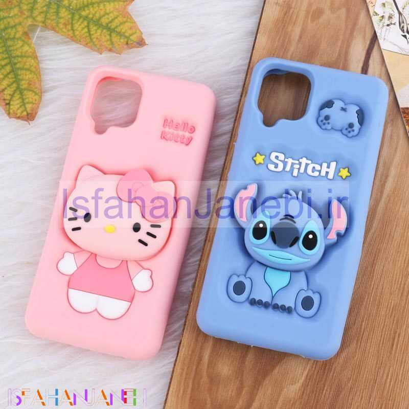 اصفهان جانبی-قاب سیلیکونی سامسونگ Galaxy A12 / M12 پاپ سوکت دار فانتزی برجسته