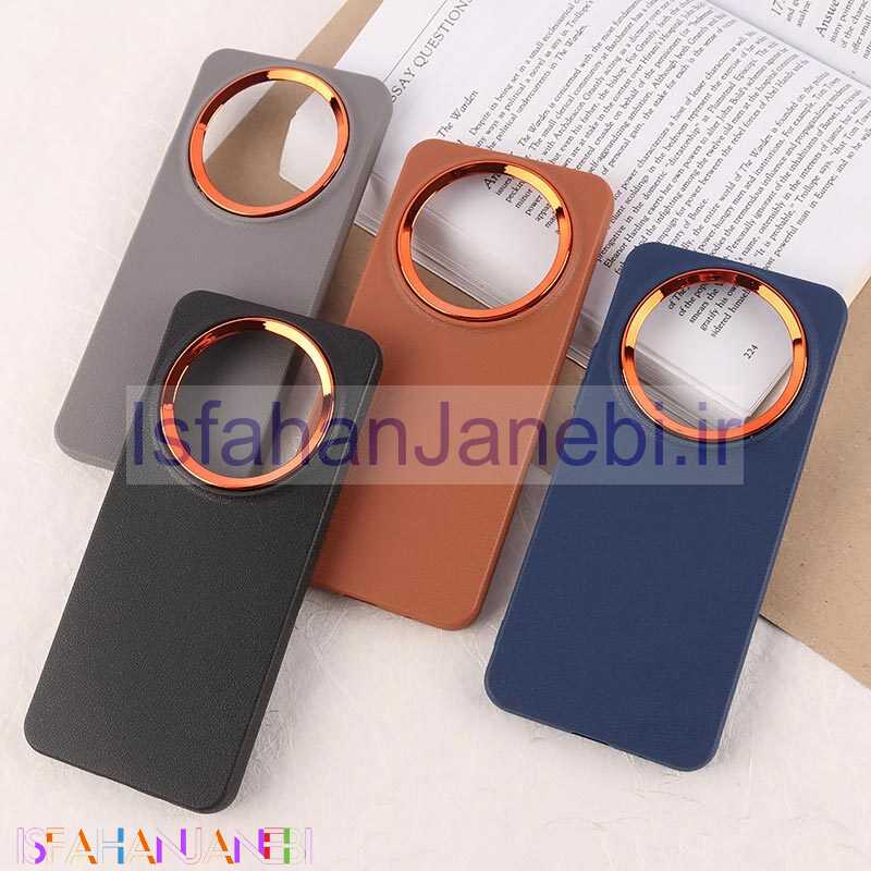 اصفهان جانبی-قاب چرمی ژله ای شیائومی Redmi A3 / A3X دور محافظ متال