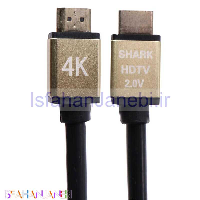 اصفهان جانبی-کابل Shark 1.5m 4K v2.0 HDMI سرفلزی