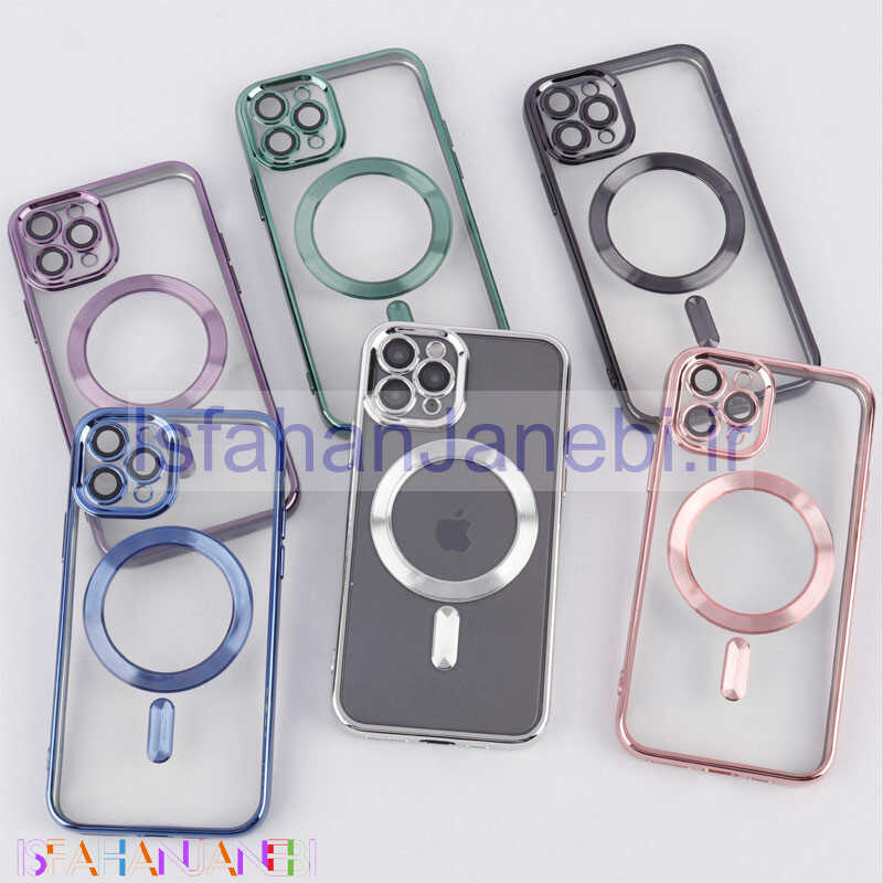 اصفهان جانبی-قاب شفاف MagSafe ژله ای محافظ لنزدار iPhone 11 Pro