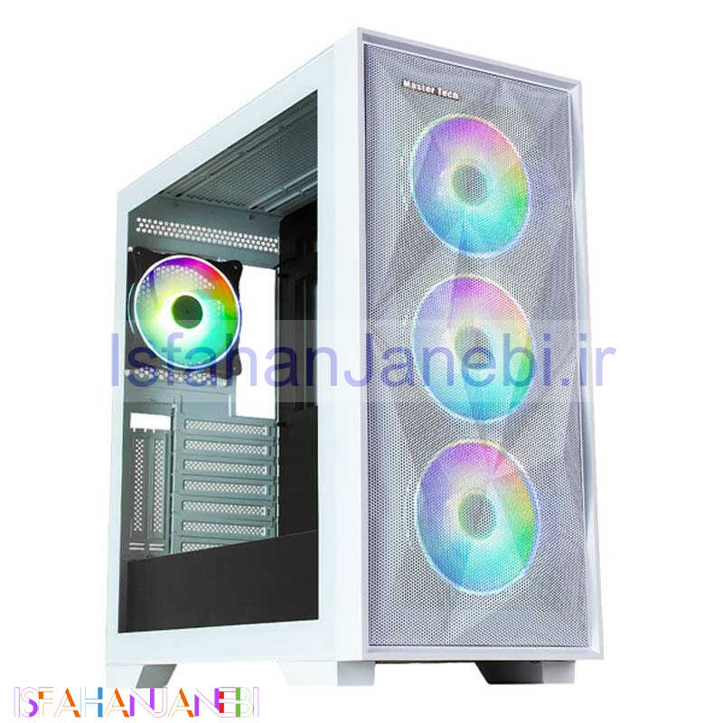 اصفهان جانبی-کیس کامپیوتر مسترتک Master Tech Hunter X Gaming White