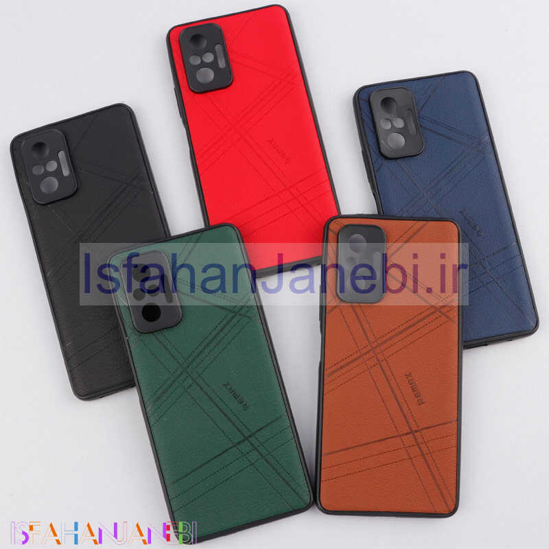 اصفهان جانبی-قاب چرمی Remax شیائومی Redmi Note 10 Pro 4G محافظ لنزدار