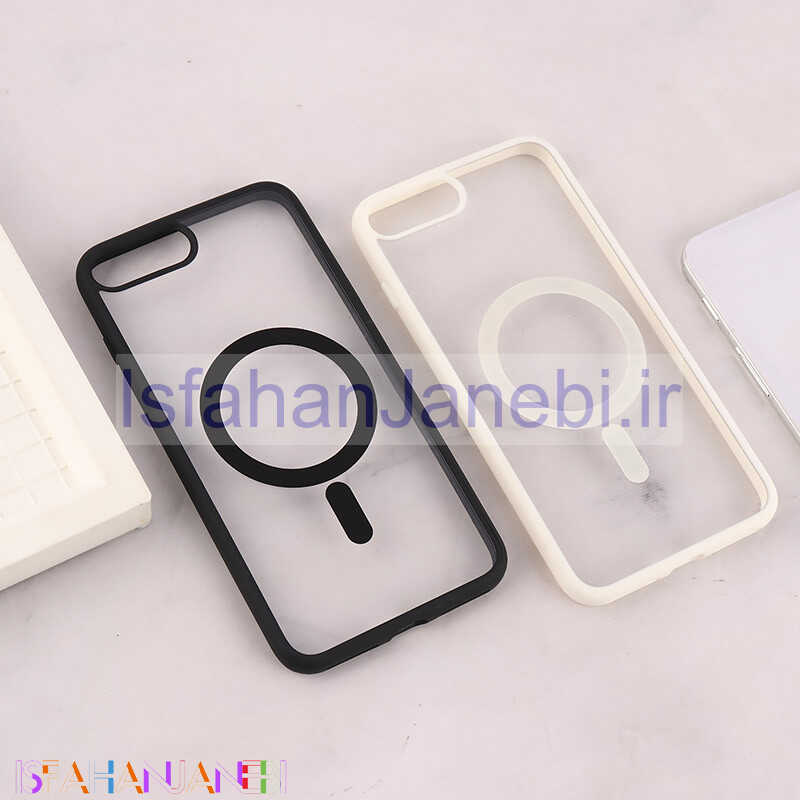 اصفهان جانبی-قاب PC مگ سیف آیفون iPhone 7 Plus / 8 Plus دور رنگی