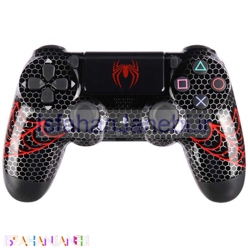 اصفهان جانبی-دسته بازی بی سیم SONY PlayStation 4 DualShock 4 High Copy طرح Spider Man کد 7