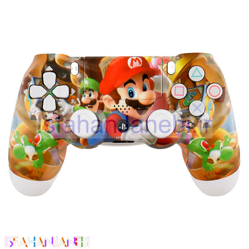 اصفهان جانبی-دسته بازی بی سیم SONY PlayStation 4 DualShock 4 High Copy طرح Super Mario