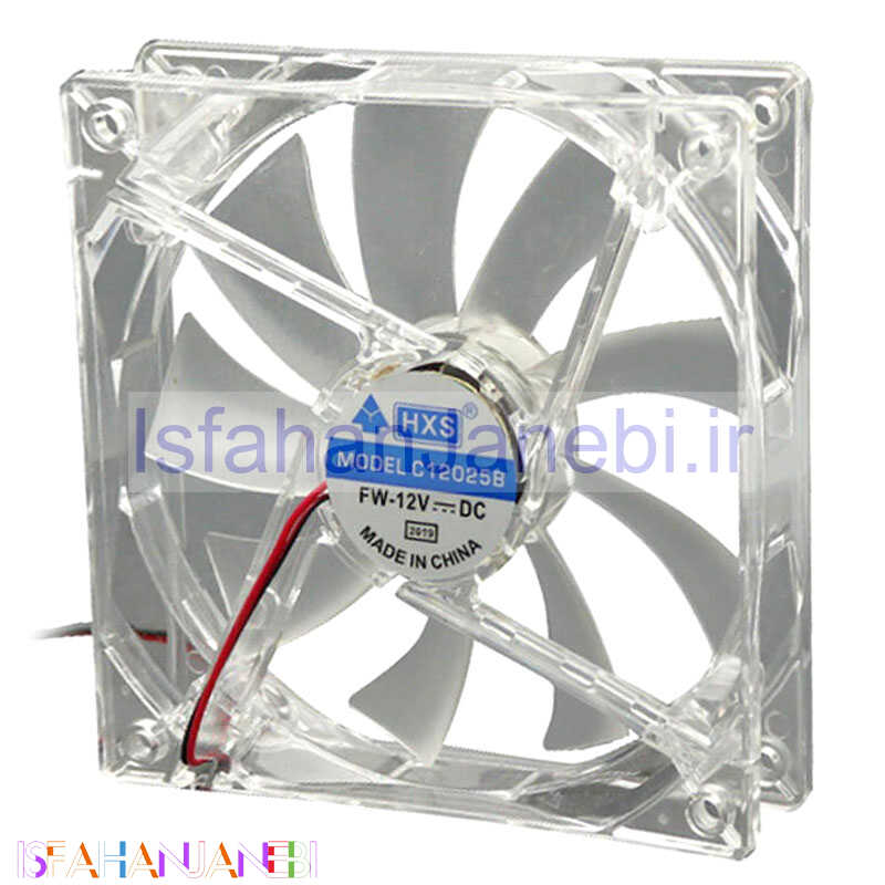 اصفهان جانبی-فن کیس اچ ایکس اس 12*12 HXS FW C12025B شیشه ای